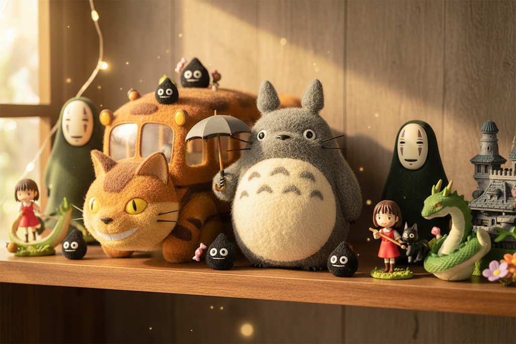 Ghibli Figurines and Flocking: The Art of the Display Piece