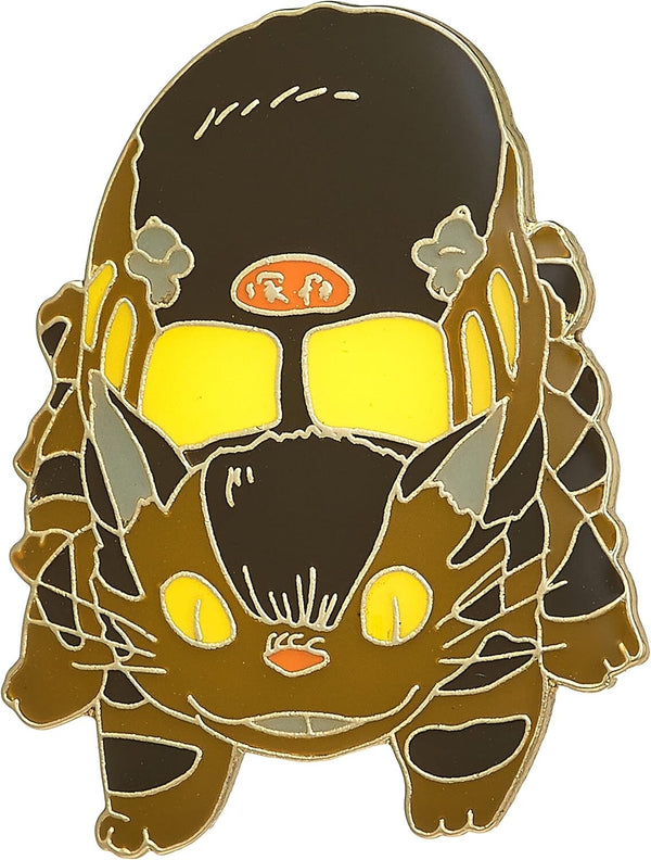 Nekobus Catbus pin badge front view