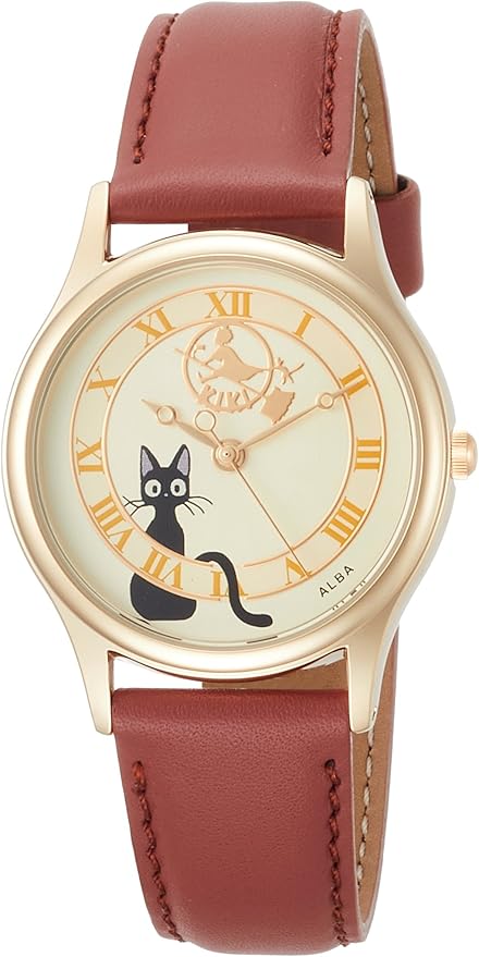 Kiki's Delivery Service Seiko watch dial with Jiji design