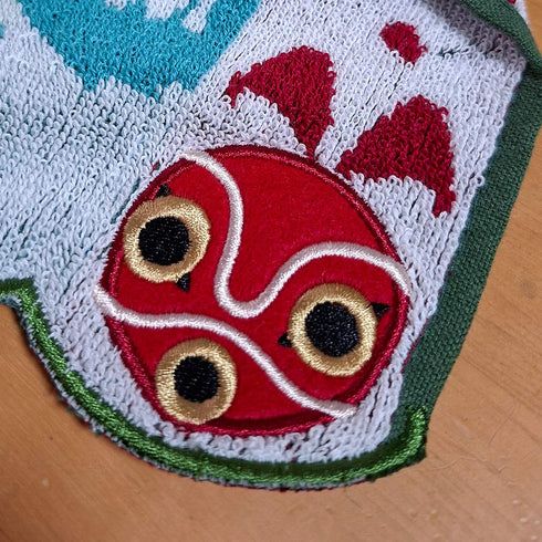 Princess Mononoke face towel Shishigami and San