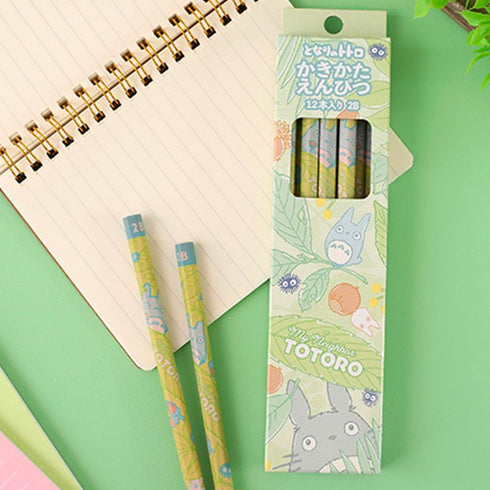 Totoro wooden pencils set
