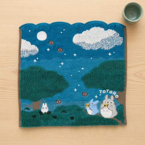 Totoro mini towel Under the Moonlit Night