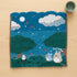Totoro mini towel Under the Moonlit Night