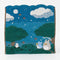 Totoro mini towel Under the Moonlit Night