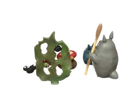 Original Ghibli Totoro Figure Set/balance Toy Small Figurine/mini  Statue/replica/home Decor/interior Diorama My Neighbor Totoro Gift 